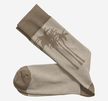 Striped Palm Tree Socks