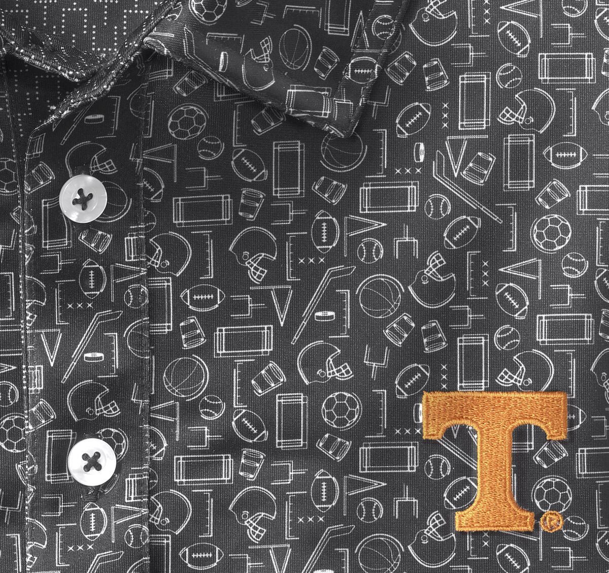 Collegiate XC+&shy;&trade; Multi Sport Print Polo image number null