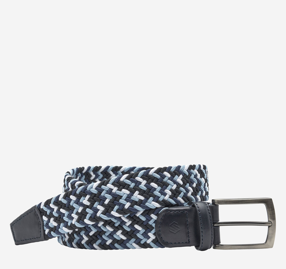 Woven Stretch-Knit Belt image number null