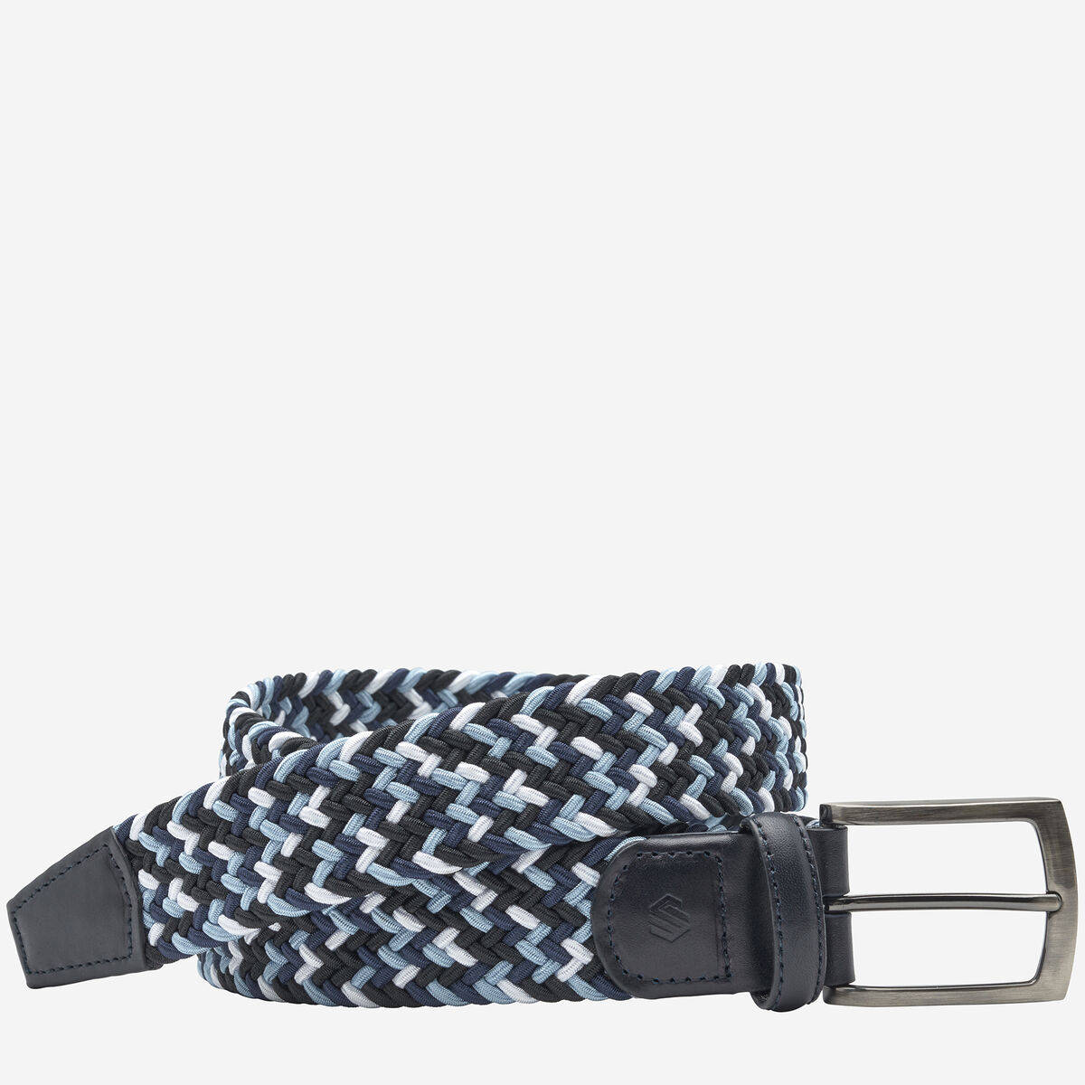 Woven Stretch-Knit Belt image number null