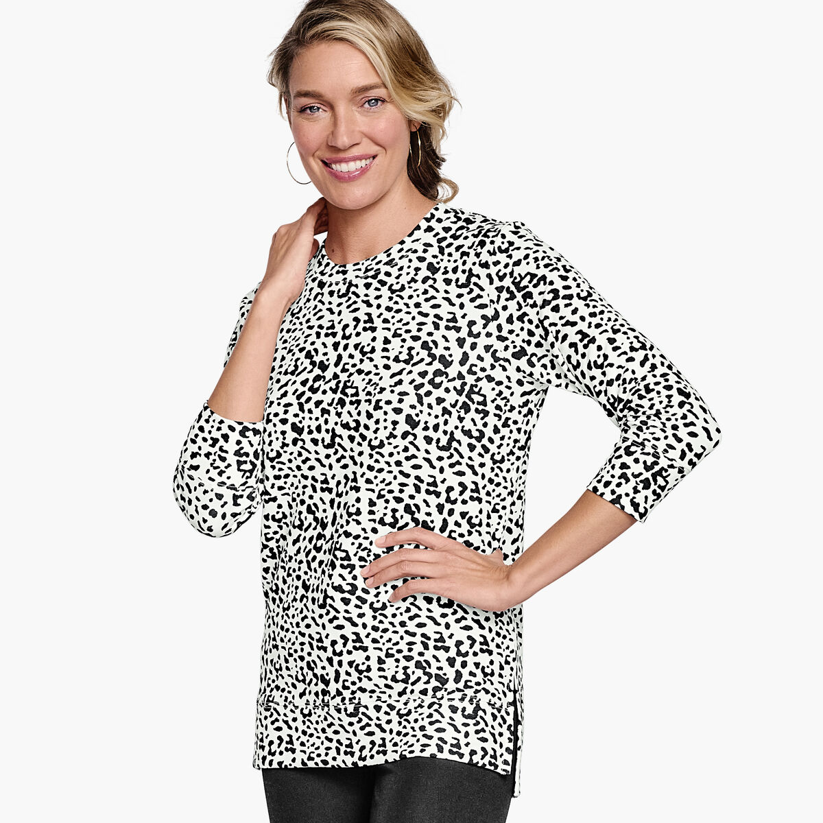 Side-Slit Pullover image number null