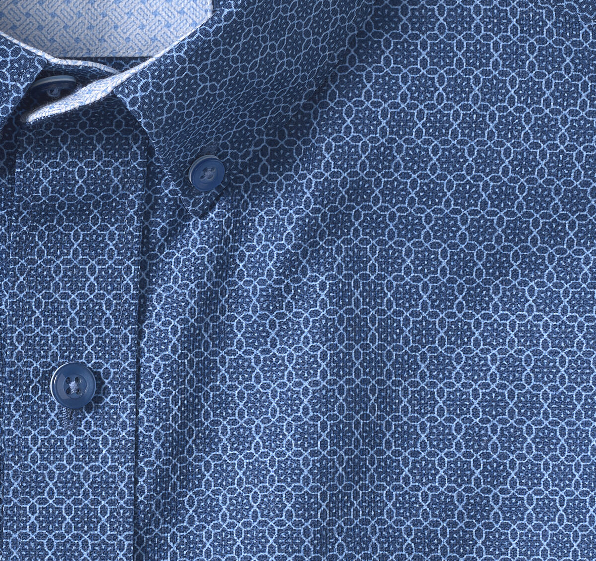 Textured Cotton Short-Sleeve Shirt image number null