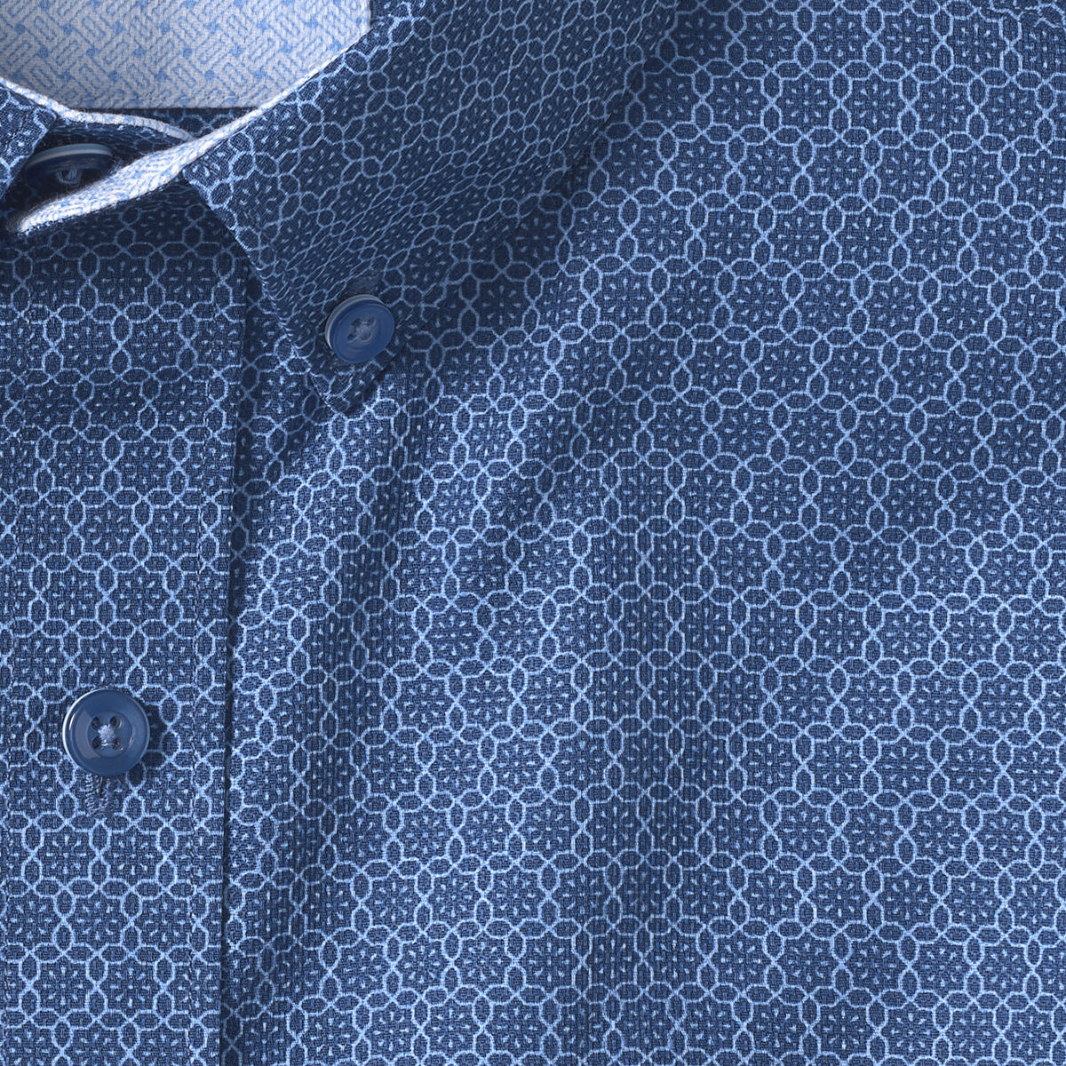 Textured Cotton Short-Sleeve Shirt image number null