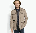 Quilted Bib Jacket image number null