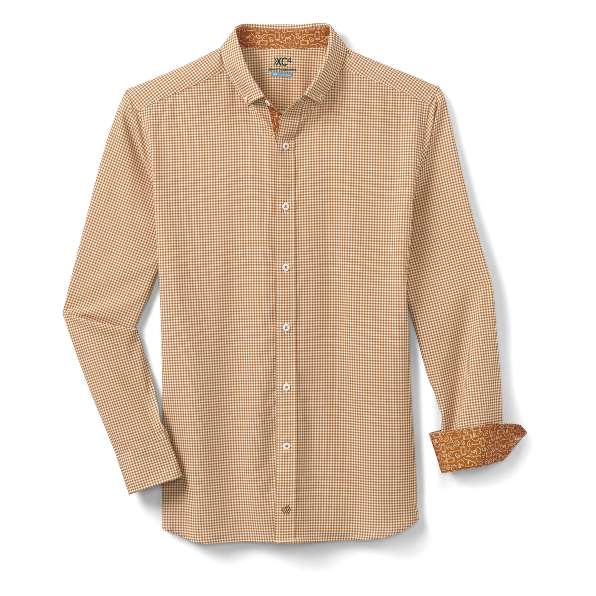 Game Day XC4® Long-Sleeve Gingham Shirt image number null