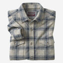 Brushed Button-Front Knit Shirt image number null