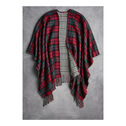 Plaid Ruana image number null