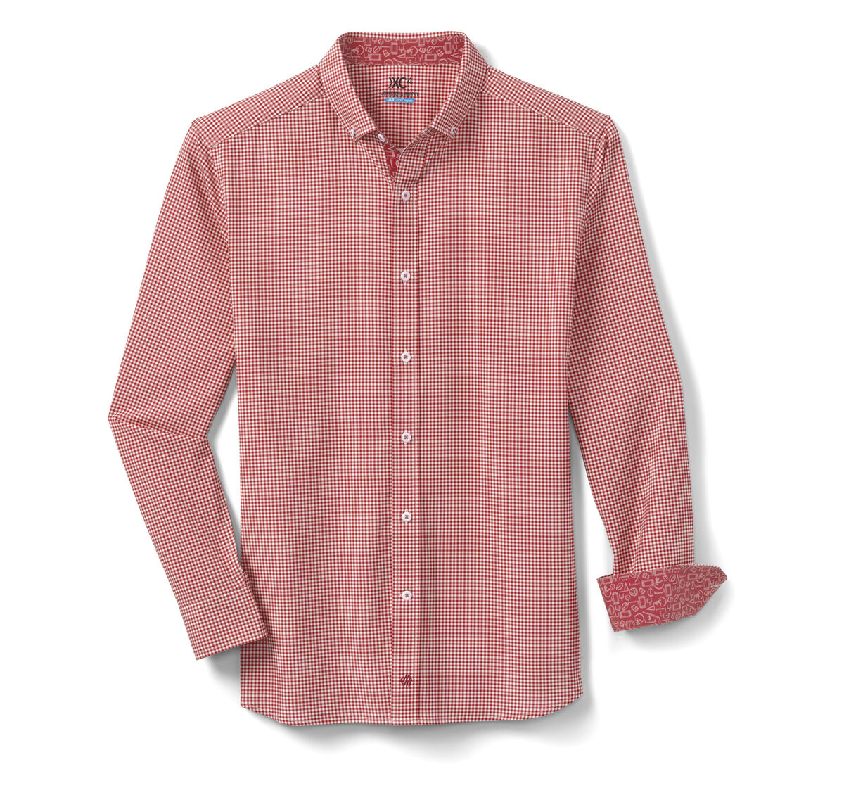 Game Day XC4&reg; Long-Sleeve Gingham Shirt image number null