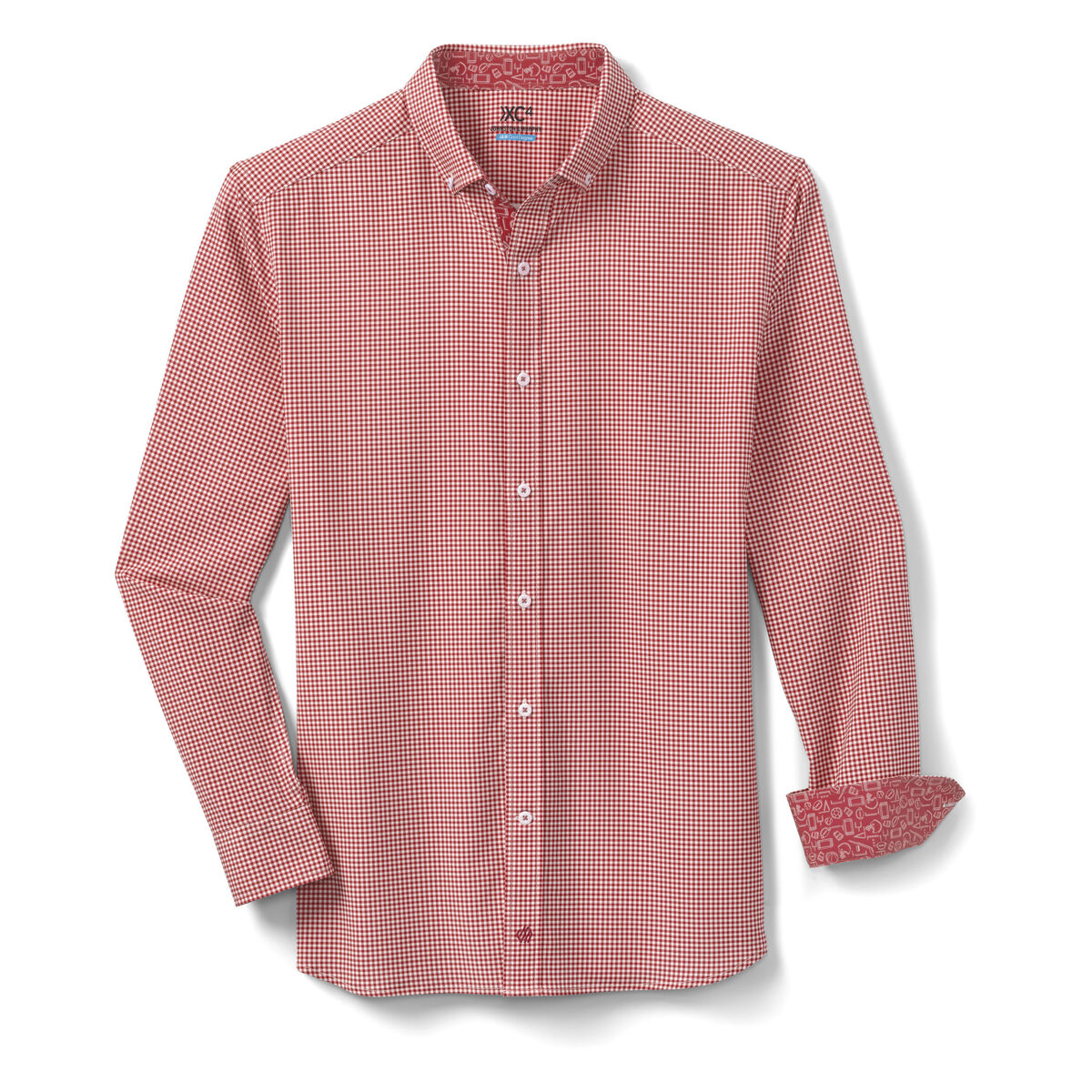 Game Day XC4® Long-Sleeve Gingham Shirt image number null
