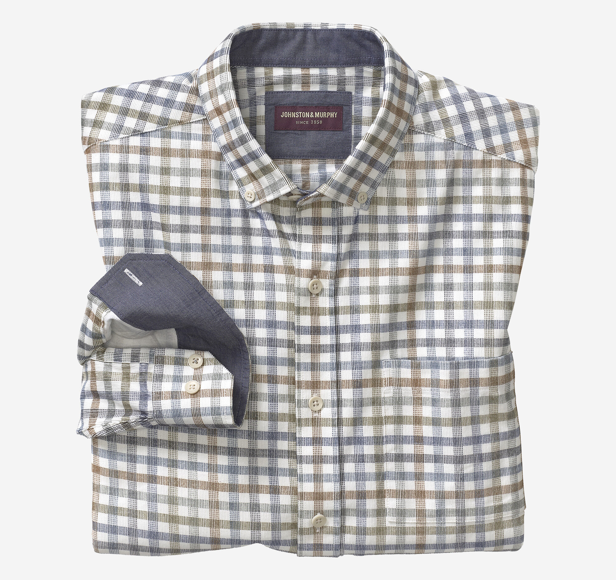 Plaid Corduroy Shirt