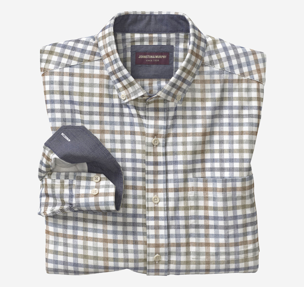 Plaid Corduroy Shirt image number null