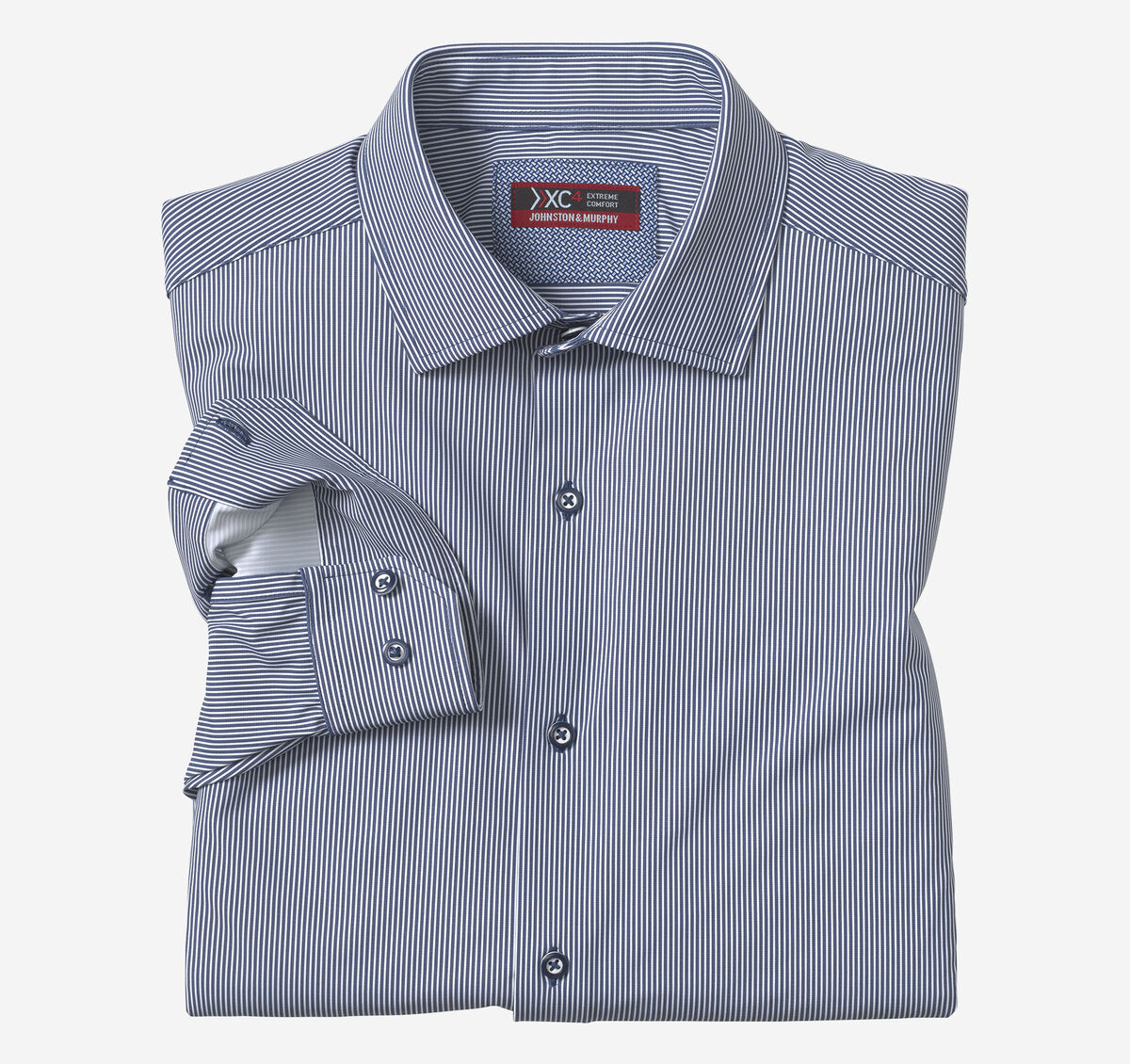 XC+&trade; Motion Long-Sleeve Dress Knit Shirt image number null