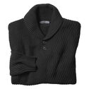 Textured Shawl-Collar Sweater image number null