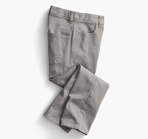 Boys Five-Pocket Pants - Light Gray