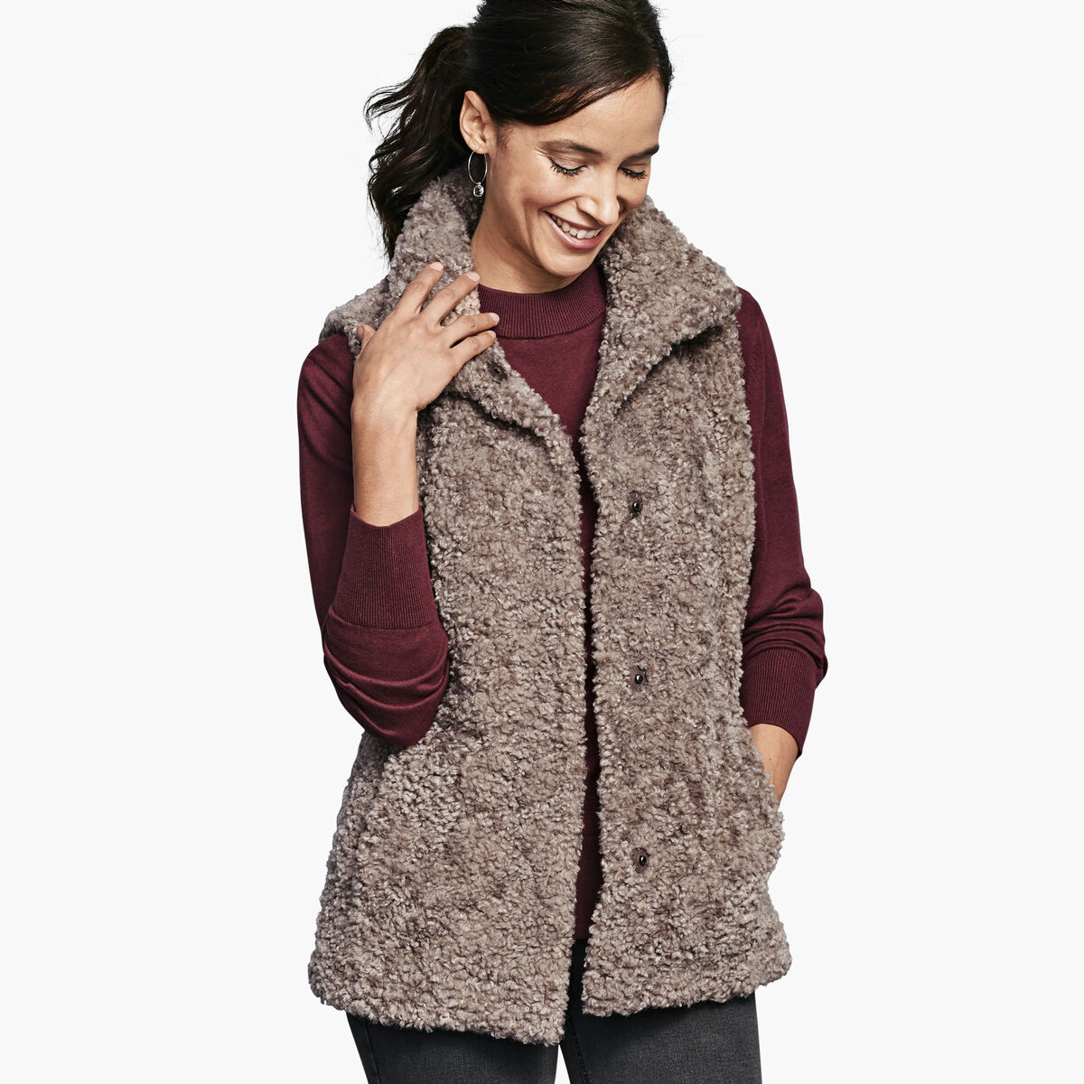 Teddy Snap Vest image number null