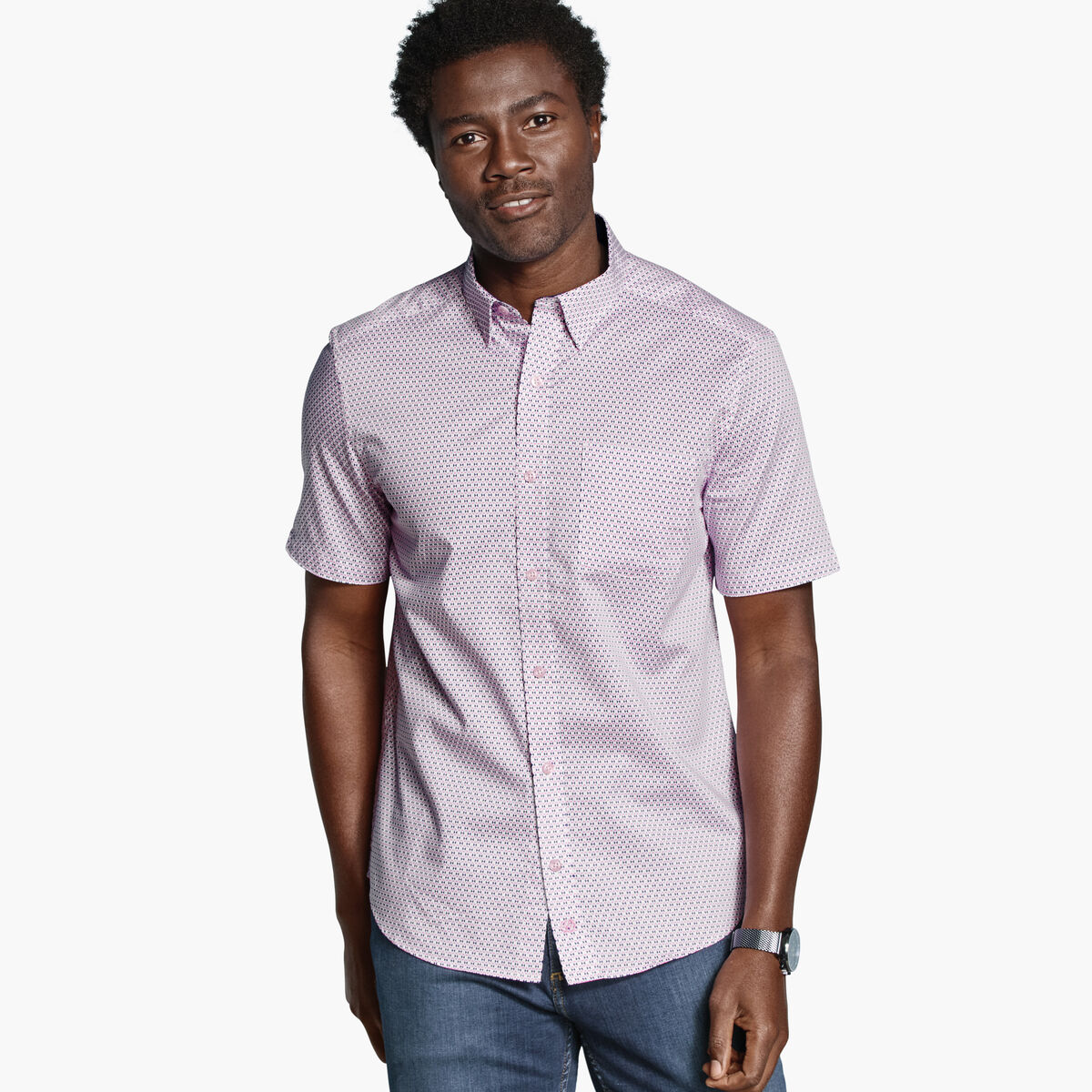 Logan Printed Short-Sleeve Shirt image number null