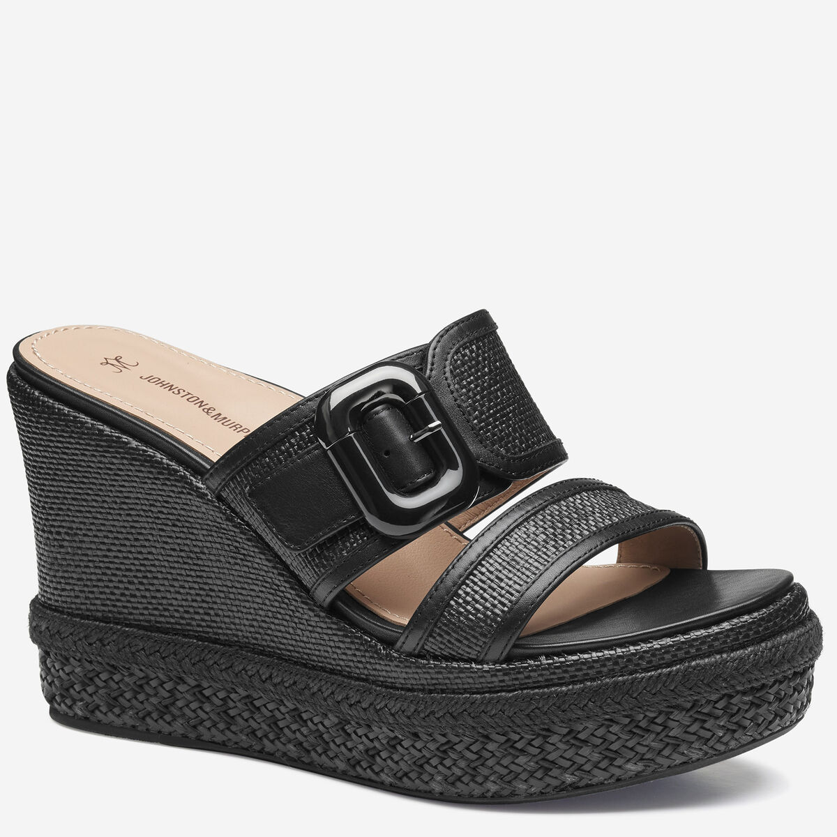 Addison Buckle-Strap Wedge image number null