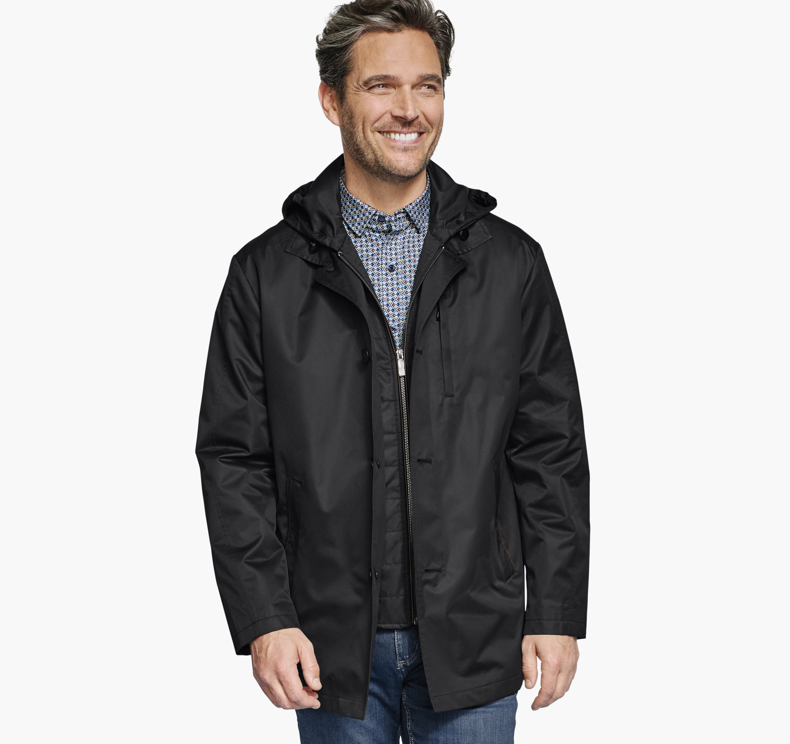 Upton Water-Resistant Raincoat