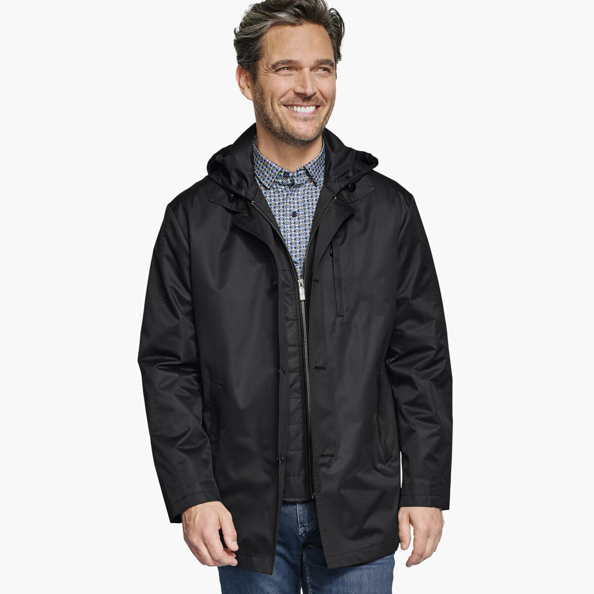 Upton Water-Resistant Raincoat image number null