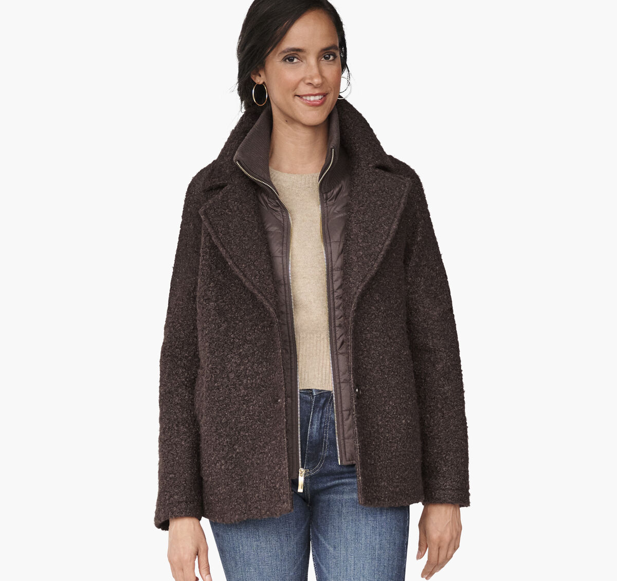 Sherpa Jacket with Removable Bib image number null