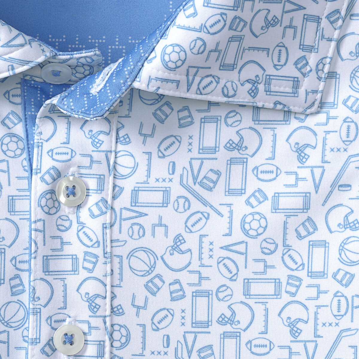 Game Day XC4® Multi-Sport Print Polo image number null