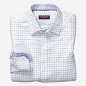 Dotted Windowpane Dress Shirt image number null