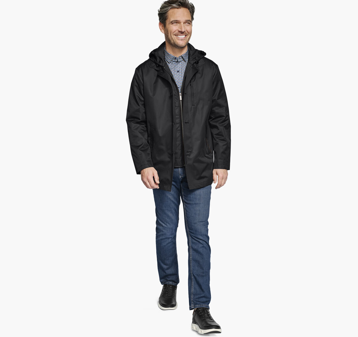 Upton Water-Resistant Raincoat image number null