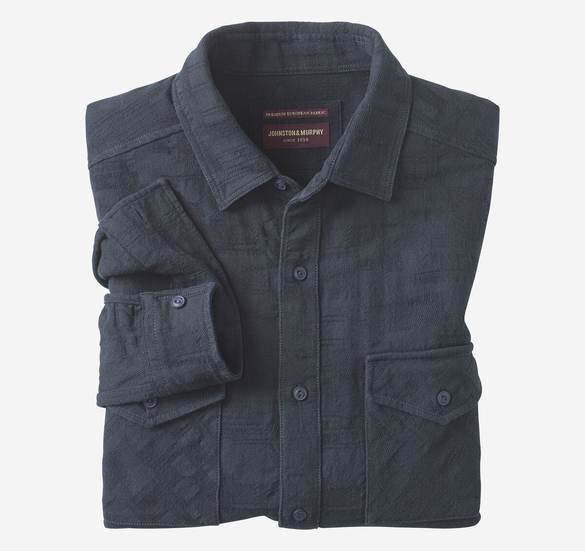 Textured Shirt Jacket image number null