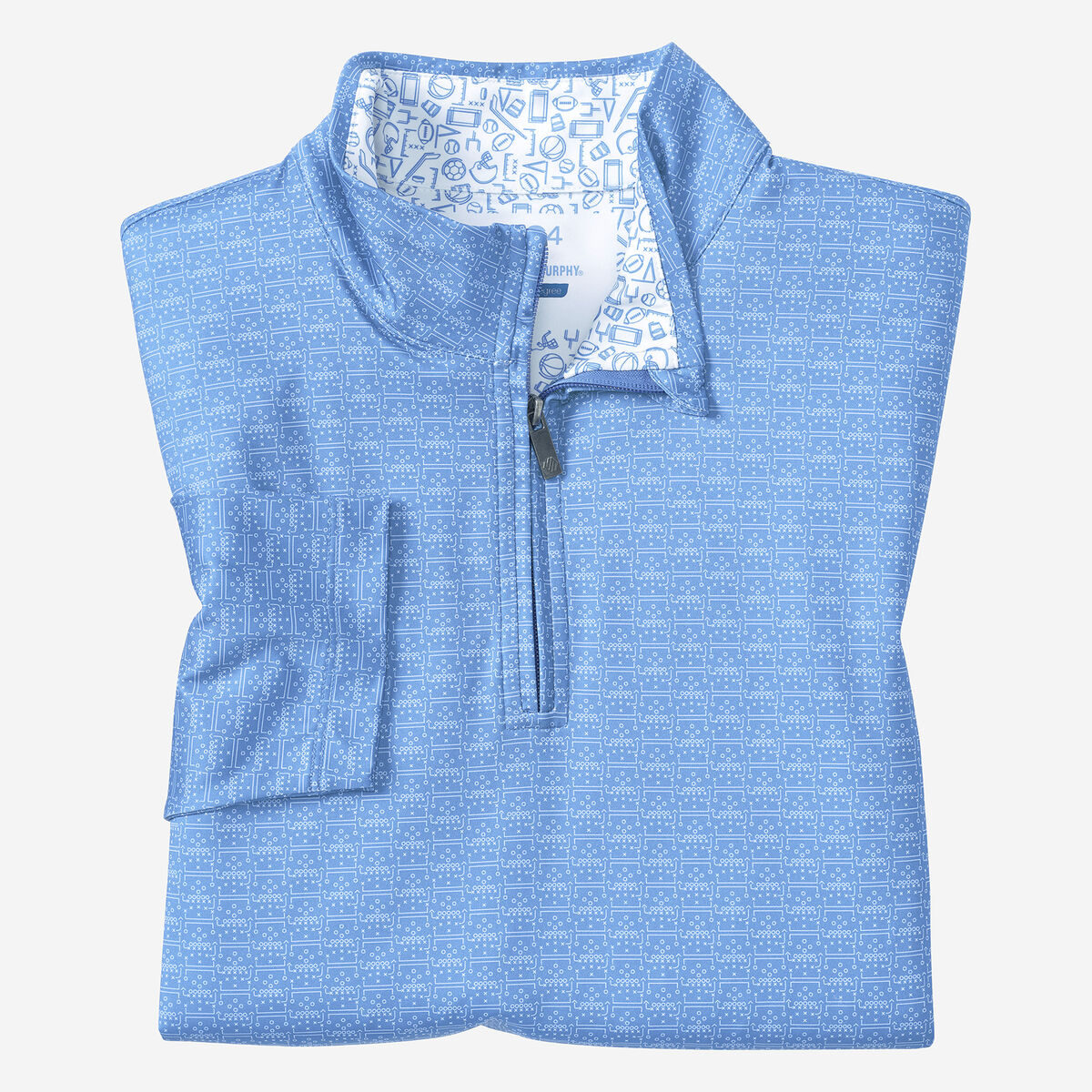Game Day XC4® Plays Print Quarter-Zip image number null