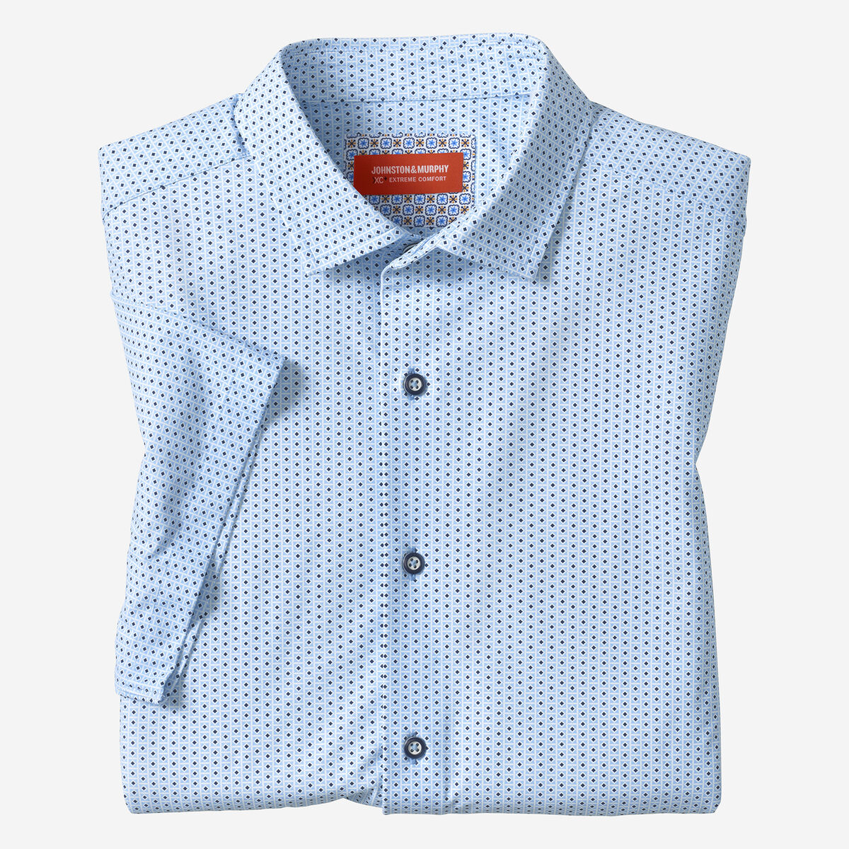 XC+&trade; Motion Short-Sleeve Print Knit Shirt image number null