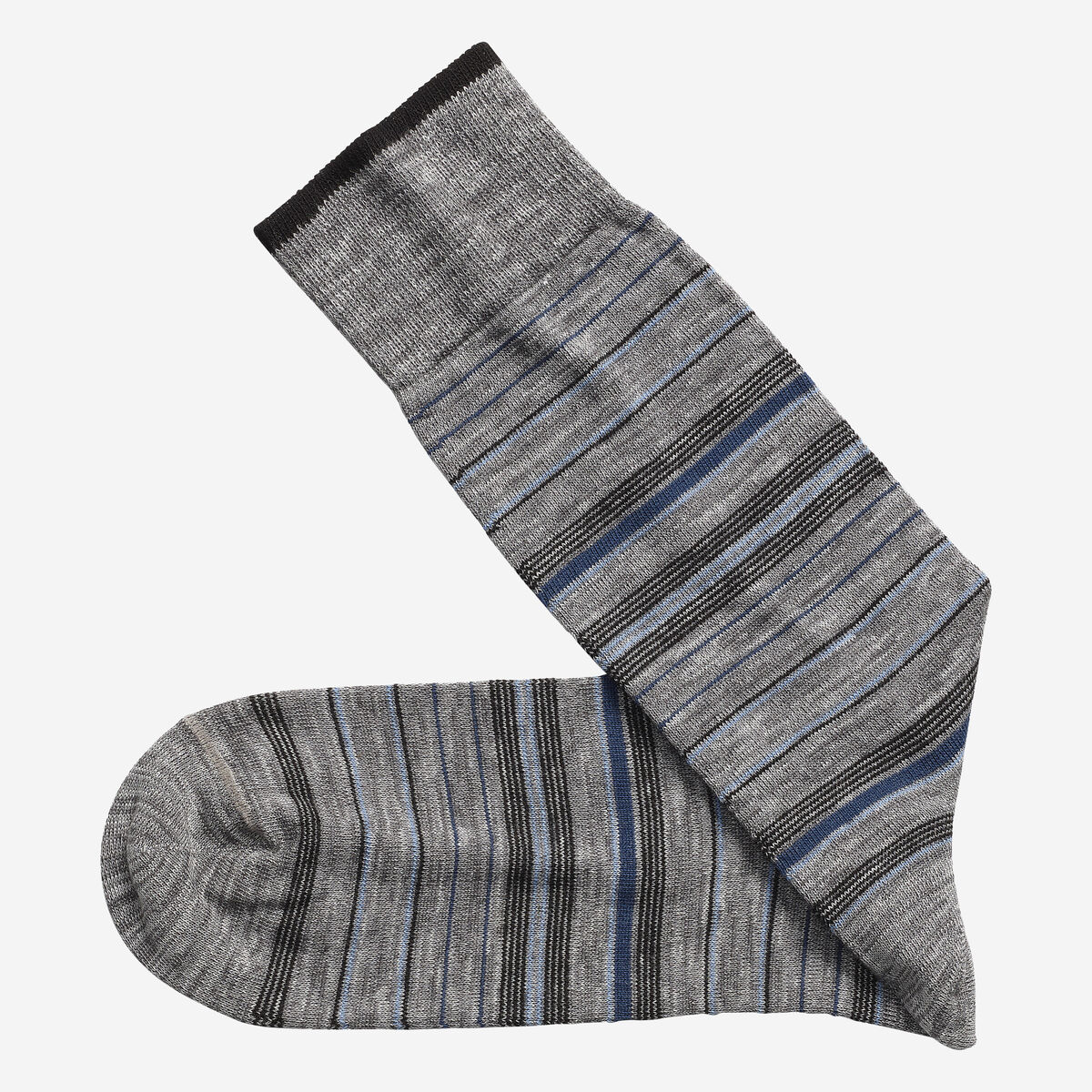 Heather Stripe Socks image number null