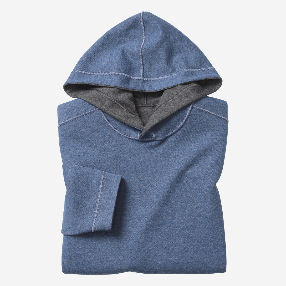 Reversible Knit Hoodie image number null