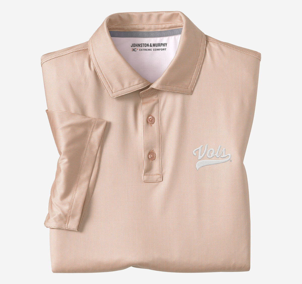 Collegiate XC+&trade; Gingham Polo image number null