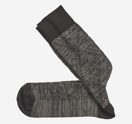 Space Dyed Socks - Charcoal
