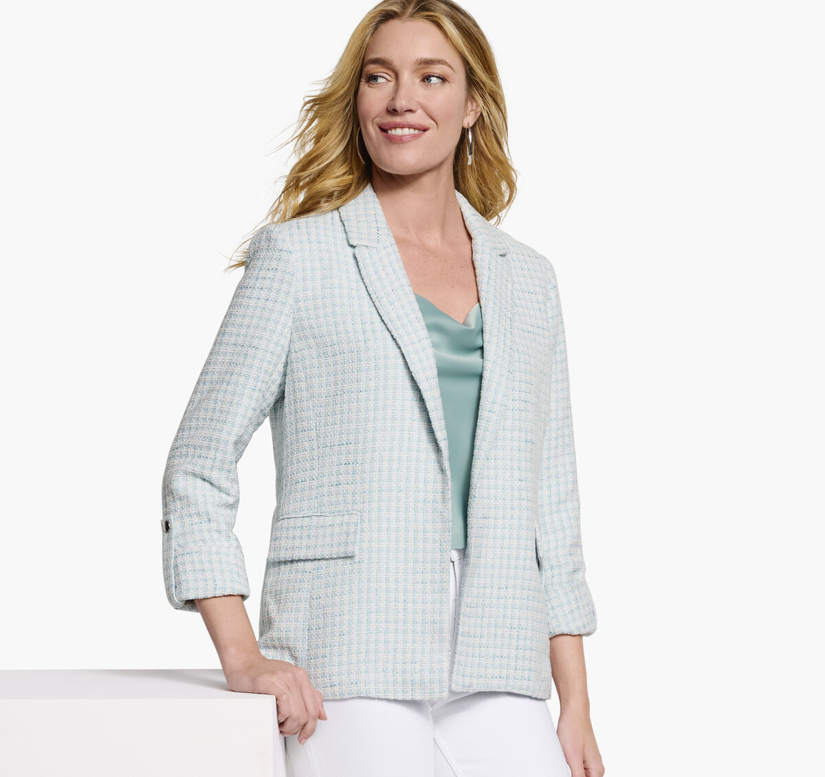 Tweed Blazer image number null