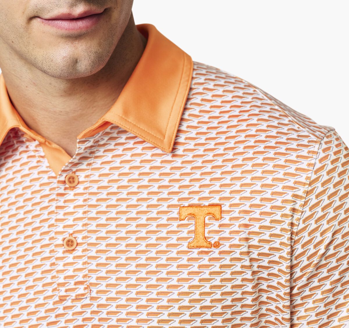 Collegiate XC+&trade; State Print Polo image number null