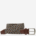 Woven Stretch-Knit Belt image number null