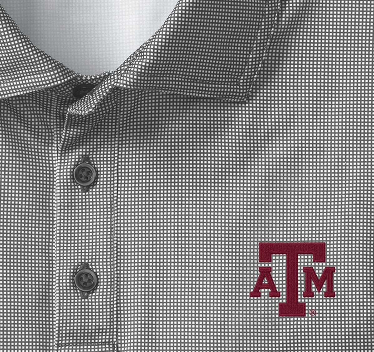 Collegiate XC+&trade; Gingham Polo image number null