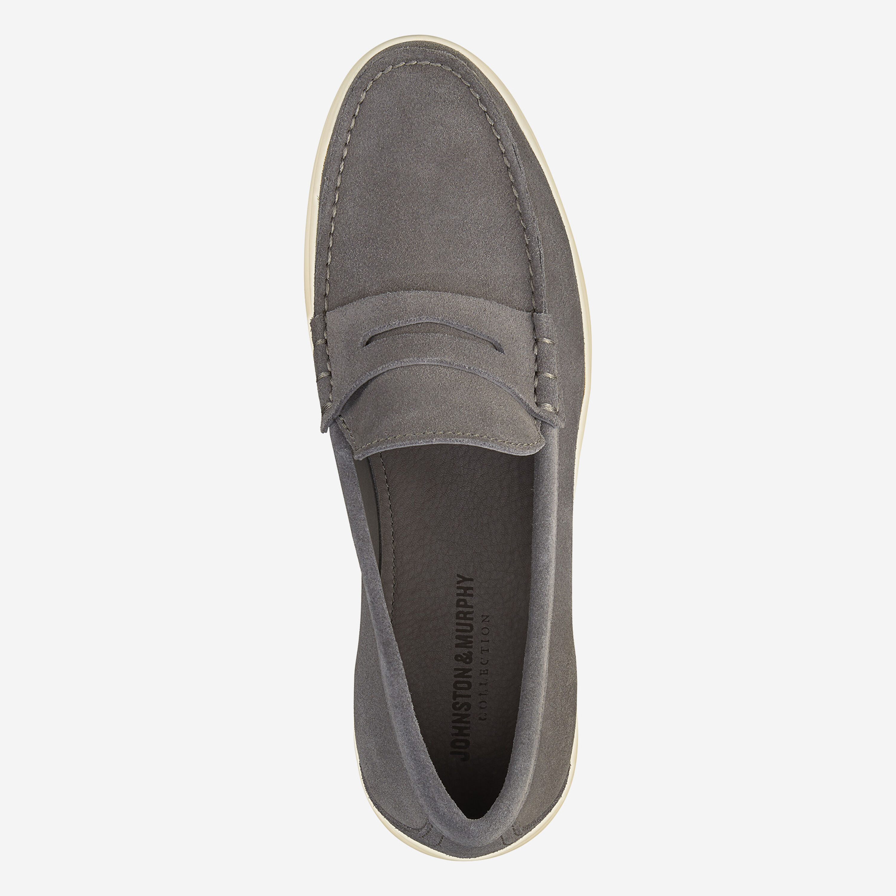 Marlow Penny Loafer Penny Loafer in Mahogany Brown Calf Leather and Shearling  main image 4