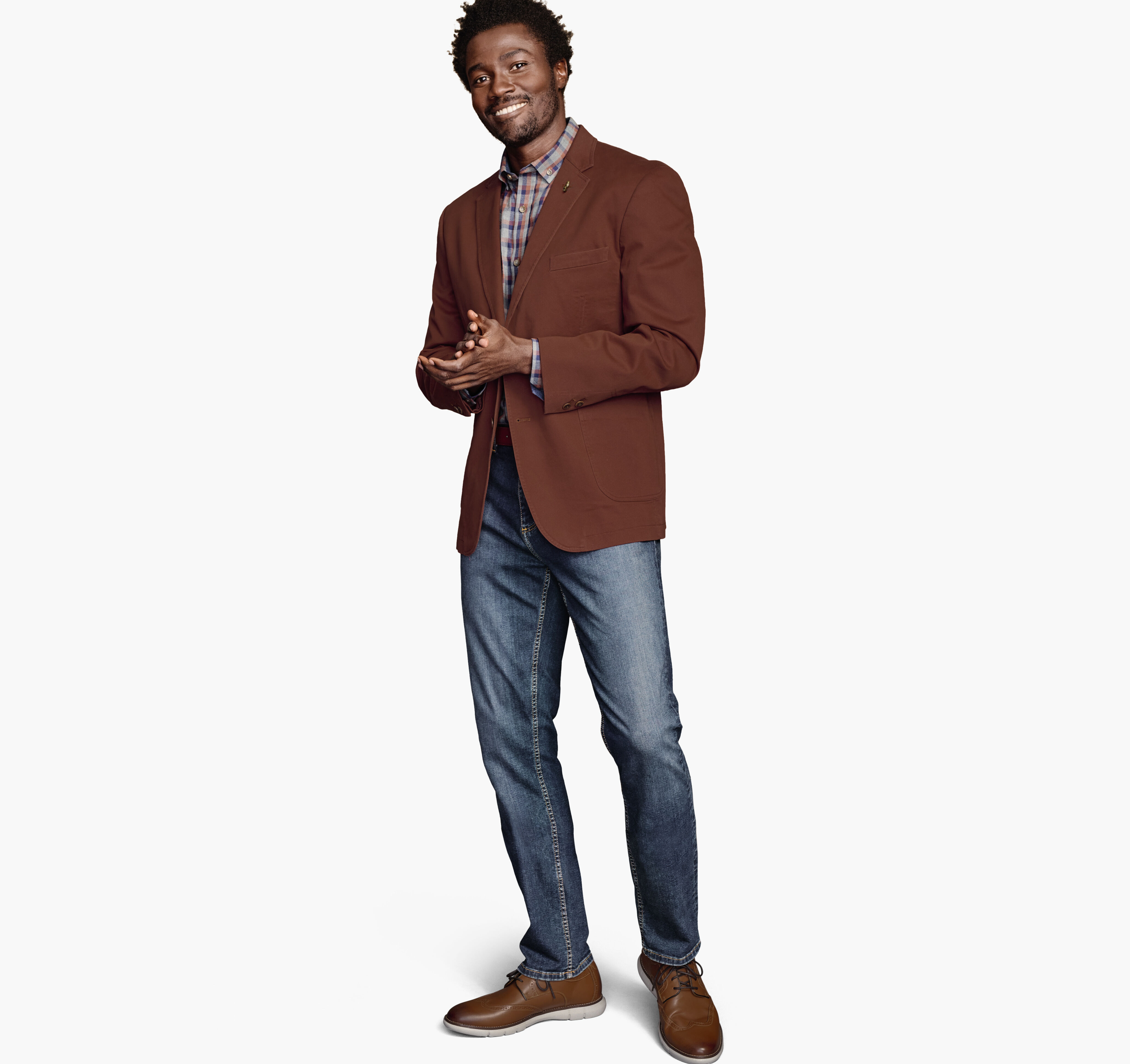 Men's Washed Cotton Blazer | Johnston & Murphy