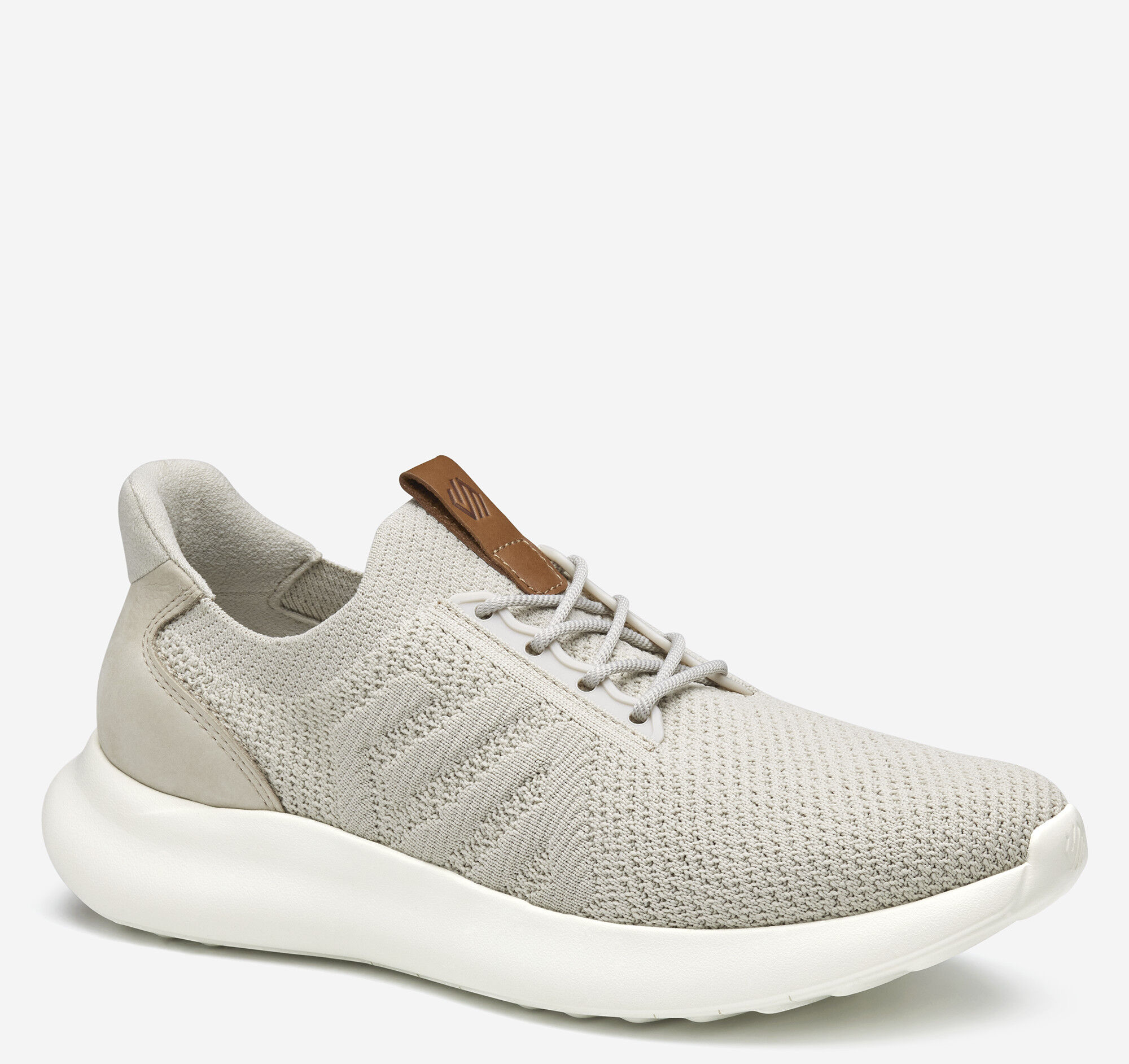 未使用 英 Johnstons of Elgan ベージュ Men's Amherst 2.0 Icon Knit in Beige Knit | Johnston & Murphy