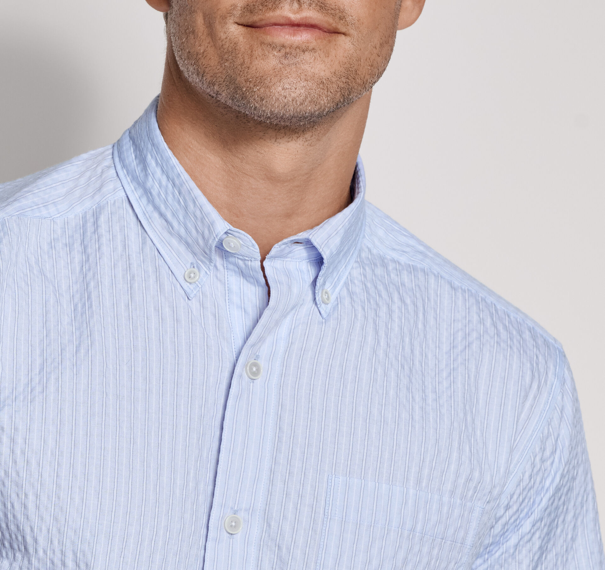 Leland Seersucker Short-Sleeve Shirt