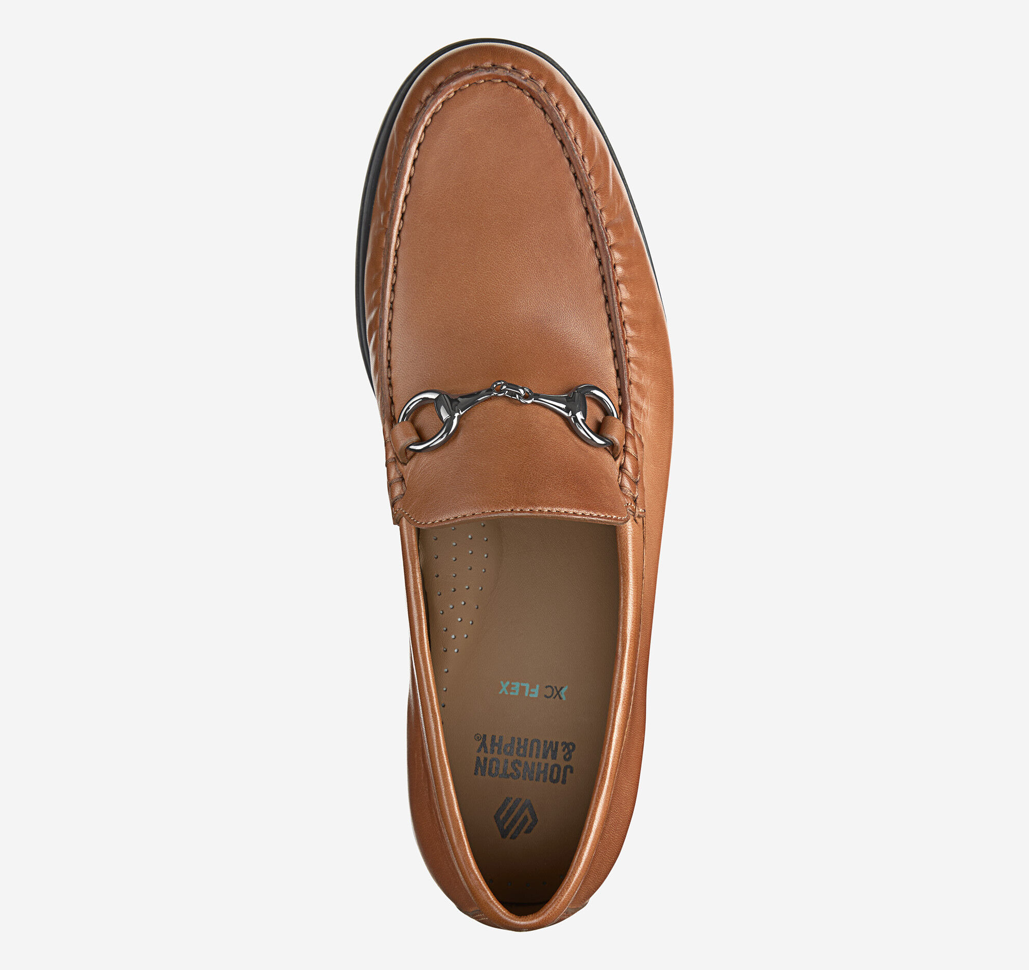 Men's Harrison Bit Loafer in Cognac Glove Leather | Johnston & Murphy