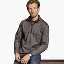 Textured Fleece Quarter-Zip image number null