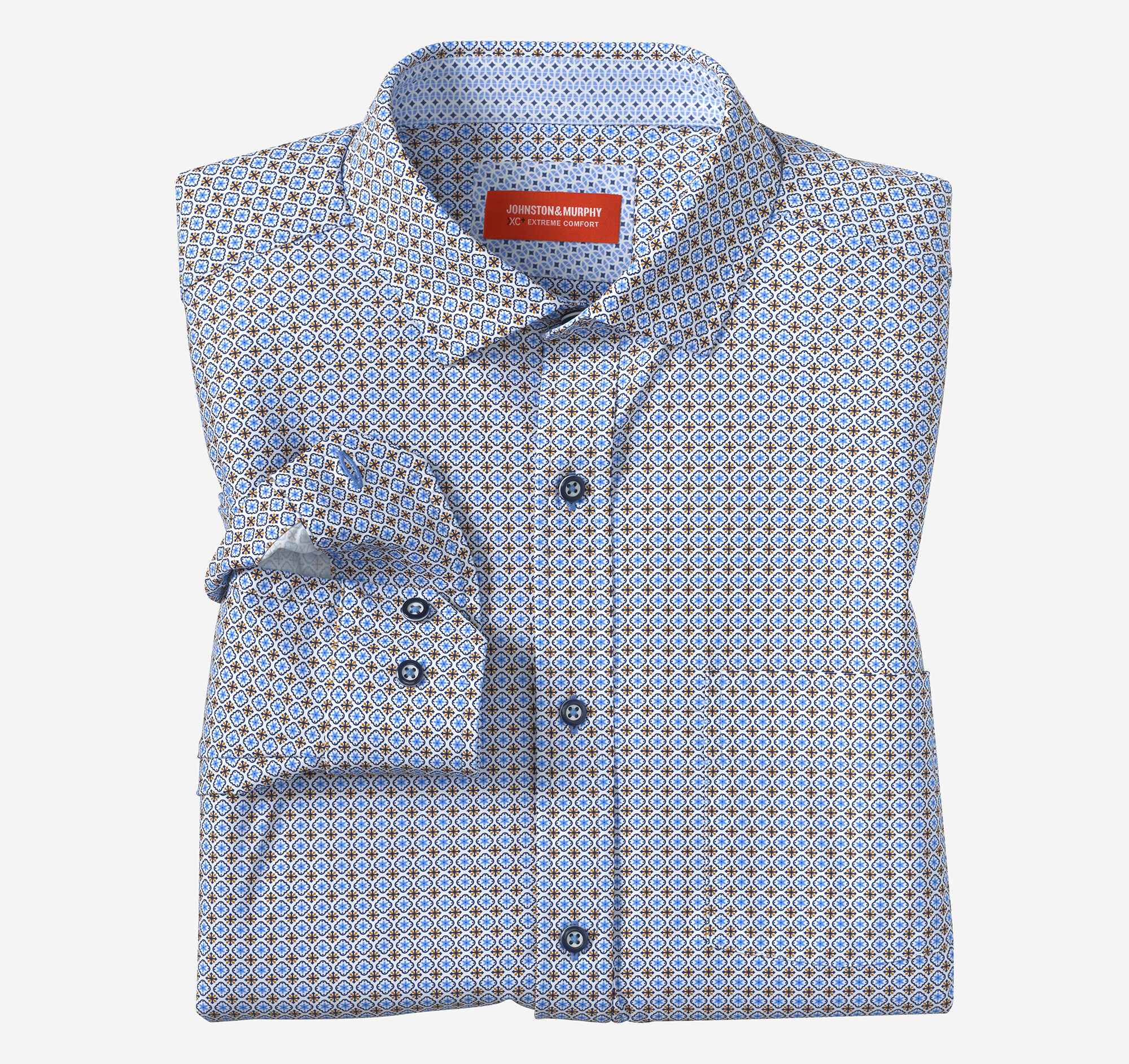 XC+™ Motion Long-Sleeve Print Knit Shirt