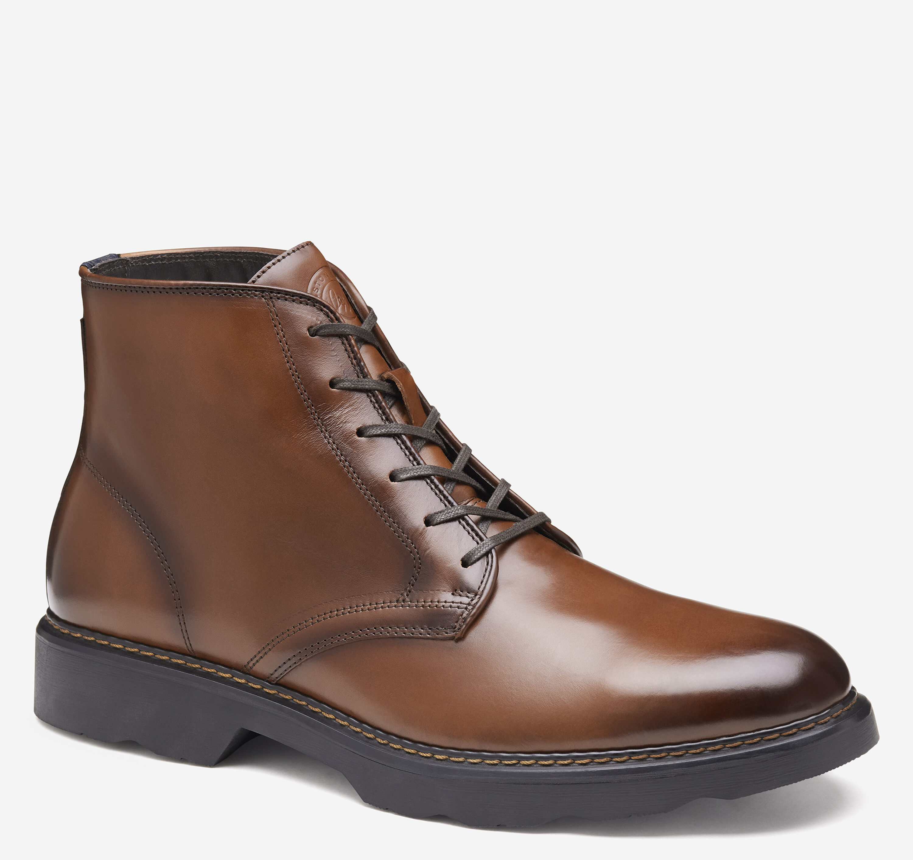 To Boot Brown Leather Plain-Toe Derby Shoes Attorney Derby Burnished Brown Leather Shoes For Men – The  main image 4