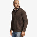 Herringbone Knit Quarter-Zip image number null
