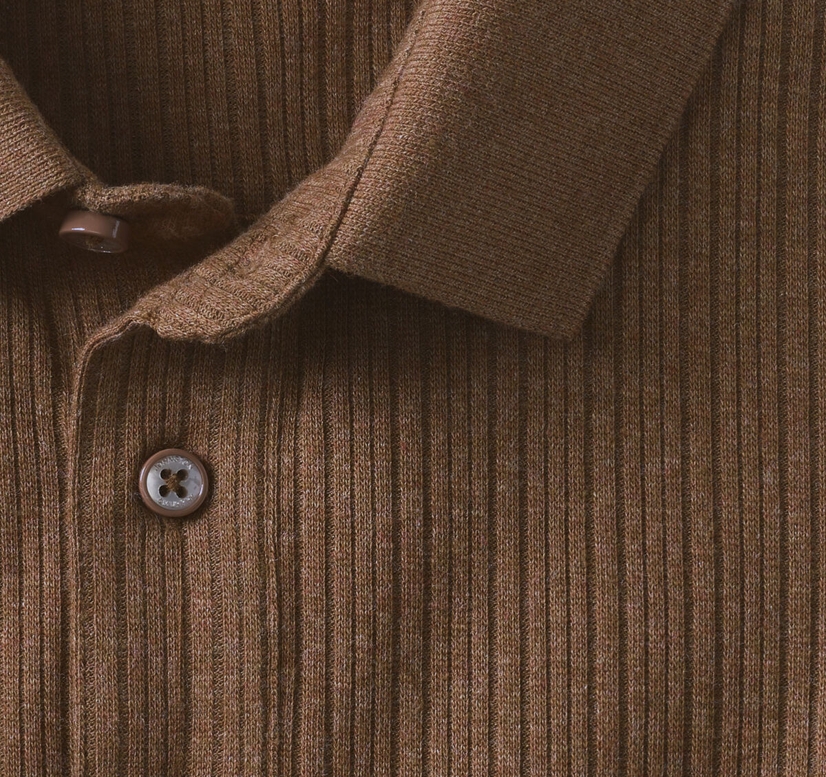 Quincy Ribbed Long-Sleeve Polo image number null
