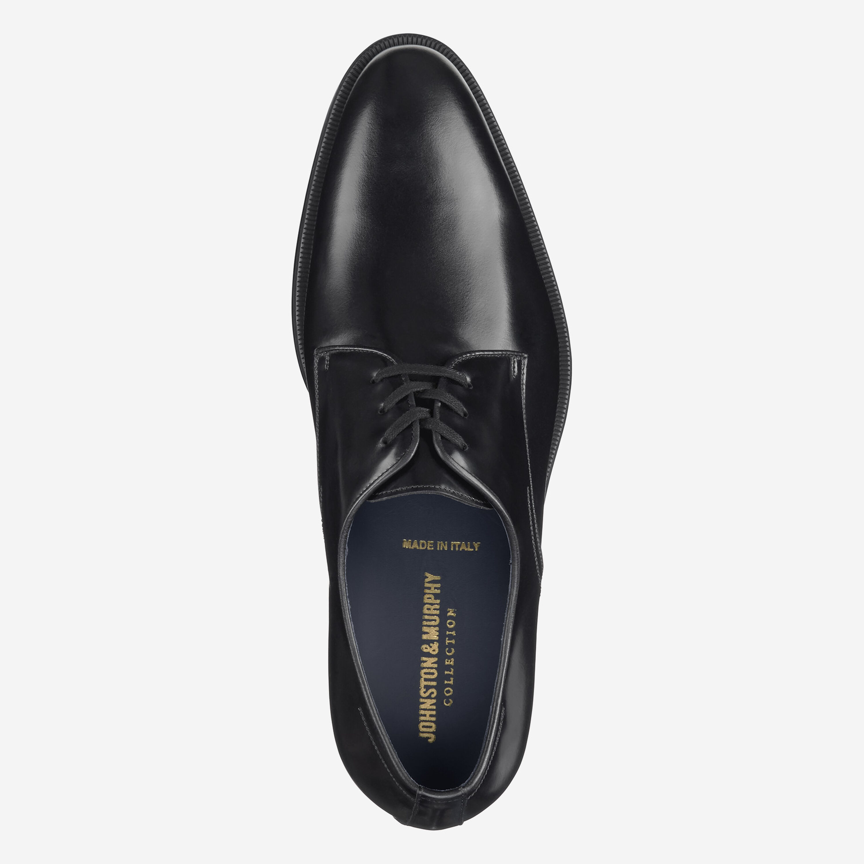 JOHNSTON& MURPHY  SHOES MADE IN ITALY Handcrafted Johnston & Murphy Brown Leather Shoes Italy  main image 2