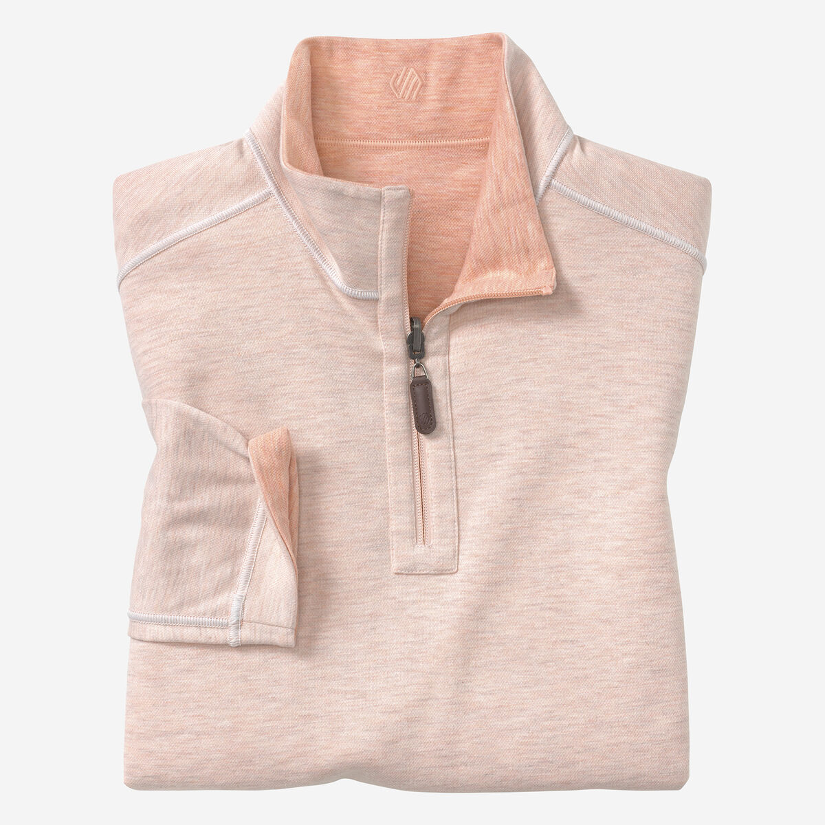 Icon Reversible Solid Quarter-Zip image number null